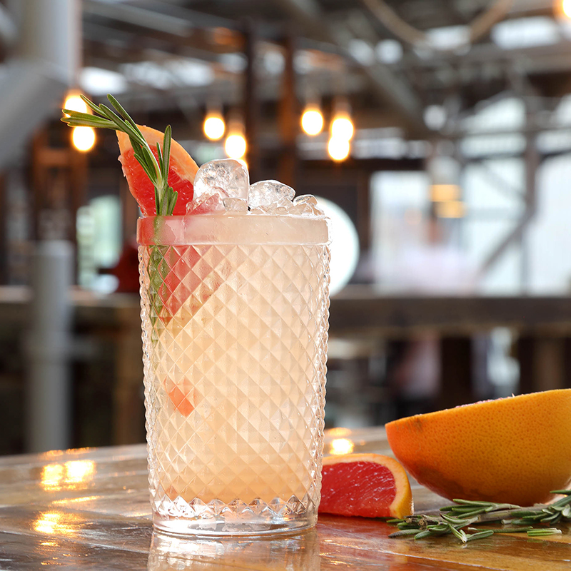 Cocktail on table at Clydebuilt