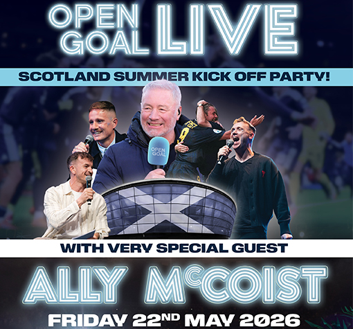 More Info for Open Goal Live - Scotland Summer Kick-Off Party