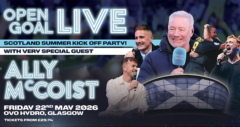 Open Goal Live - Scotland Summer Kick-Off Party